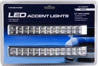 2PK 8 inch WHT Curv Lights