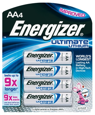 4-Pk.  inchAA inch Lithium Battery