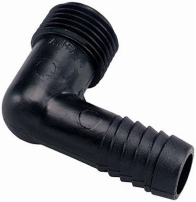 Underground Sprinkler Riser Flex Elbow, 1/2 MNPT x 1/2-In. Barb