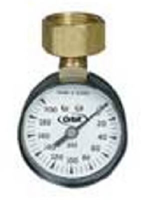 Underground Sprinkler Water-Pressure Gauge, 0-200 PSI, 3/4-In. FHT