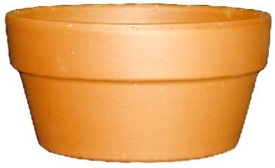 8-Inch Terra Cotta Bulb Pan Pot