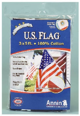 3 x 5-Ft. Cotton Replacement U.S. Flag
