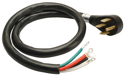 4-Ft. 6/2 & 8/2 SRDT Black Round Range Cord