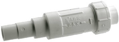 PVC Solvent Weld Adjustable Repair Coupling, 0.75-In.