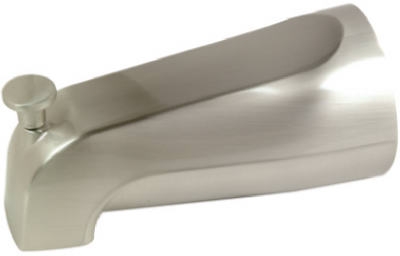 Master Plumber Brushed Nickel Diverter Tub Spout