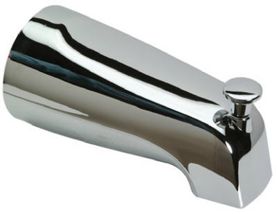 Master Plumber Chrome Tub Diverter Spout