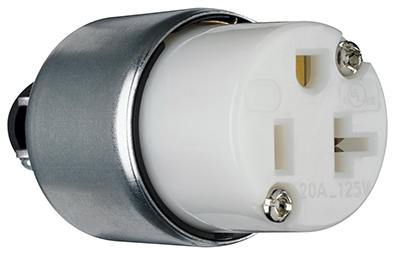 20A White Armored Connector