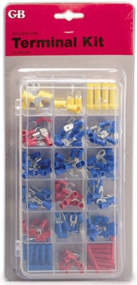 Terminal & Connector Kit, Assorted, 175-Pc.