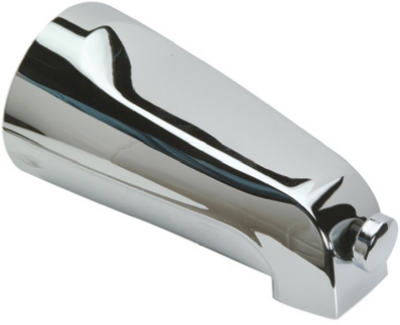 1/2-Inch Chrome Quick Spout Diverter Tub Spout