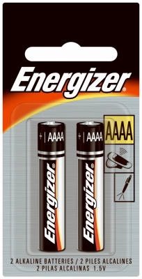 2-Pack  inchAAAA inch Alkaline Batteries