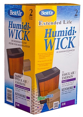 Extended Life Humidifier Replacement Wicks, 2-Pack