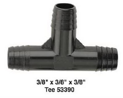 Underground Sprinkler Funny Pipe Tee, 3/8-In. x 3/8-In. x 3/8-In.
