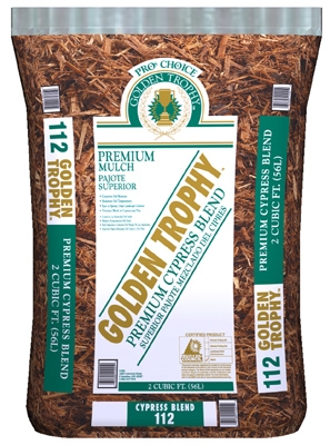Golden Trophy Premium Cypress Mulch, 2-Cu. Ft.