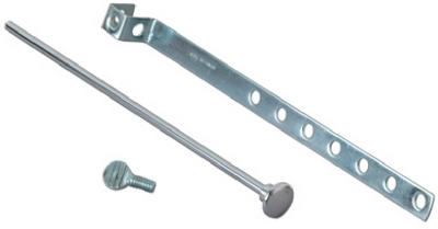 3/16 x 8-Inch Universal Lavatory Pop Up Rod Assembly
