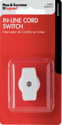 In-Line Cord Switch, White