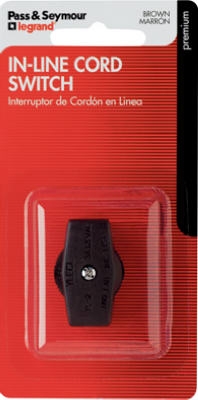 In-Line Cord Switch, Brown