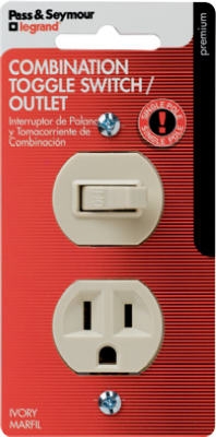 Ivory Single-Pole Switch & Receptacle