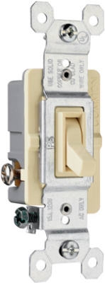 15A Ivory 3-Way Toggle Switch