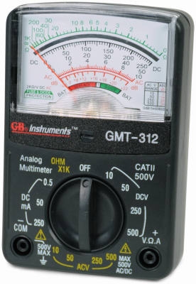 12-Range Pocket Sized Analog Multimeter/Tester