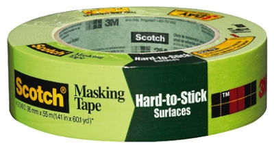 Green Masking Tape, 1-1/2 In. x 60-Yd.