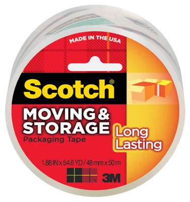 Storage Tape, Clear, 1.88-In. x 54.6-Yd.