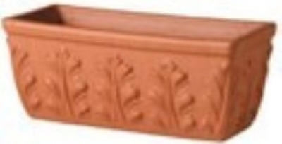 12-Inch Terra Cotta Roman Window Box