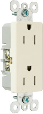 Light Almond Decorator Tamper-Resistant Receptacle