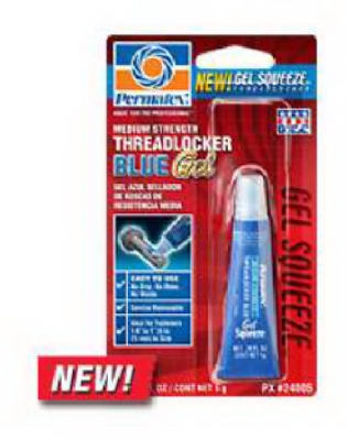 Medium-Strength Blue Gel Threadlocker, 5-Grams