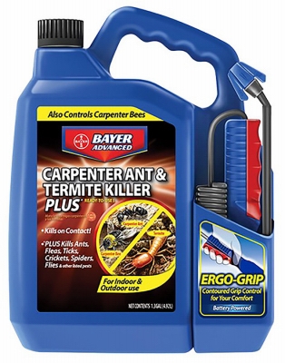Advanced Carpenter Ant & Termite Killer Plus, Power Sprayert with Ergo Grip, 1.3 Gallon