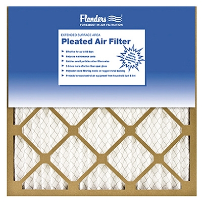 Pinch-Pleated Furnace Filter, 12x24x1-In., Must Purchase in Quantities of 12