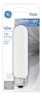 40-Watt Frosted Tubular Light Bulb