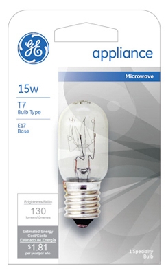 15-Watt Clear Appliance Light Bulb