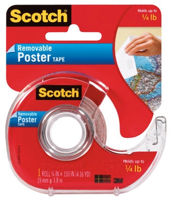 Wallsaver 3/4 x 150-Inch Removable Poster Tape