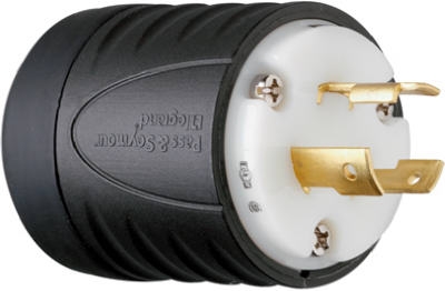 Turnlok Plug 3W 20A 250V CC Clam