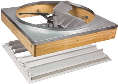 24-Inch Whole-House Fan With Shutter