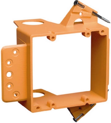2 Gang Low-Voltage New Work Box Bracket