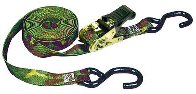 Ratchet Tie Down, 12-Ft., 2-Pk.