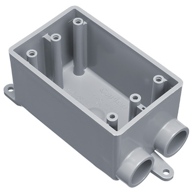 1/2-Inch PVC Field Service Split 1 Gang Box