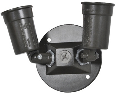 Bronze Weatherproof Double Lampholder