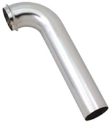1-1/2-Inch O.D. Tube x 7-Inch Chrome-Plated Brass