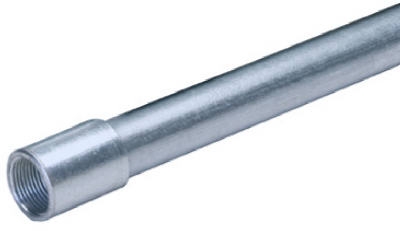 Rigid Conduit, Galvanized Steel, 3/4-In. x 10-Ft.