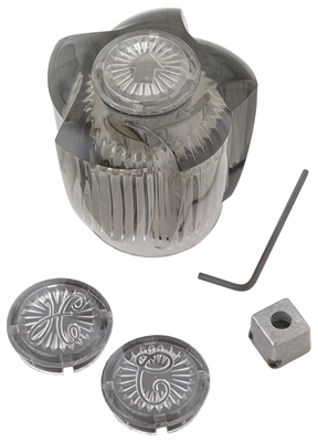 Fit-All Smoked Acrylic Tub & Shower Handle