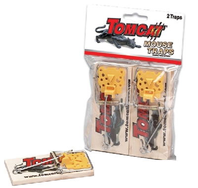 2-Pack Wooden Mouse Traps