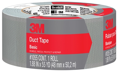 Basic Duct Tape,  1.88-In. x 55-Yd.