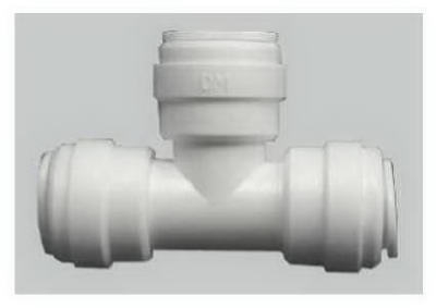 1/2 x 1/2 x 1/2-Inch Quick Connect Tee