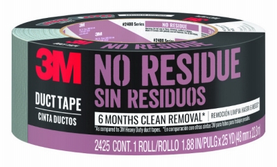 1.88-Inch x 25-Yard No-Residue Painter's Duct Tape
