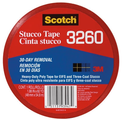 2-Inch x 60-Yard Heavy-Duty Stucco Duct Tape