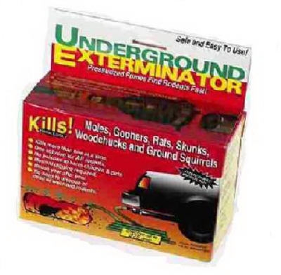 Underground Carbon Monoxide Rodent Exterminator