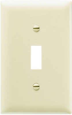 10-Pack Ivory 1-Toggle Nylon Wall Plates