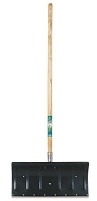 Artic Blast 24-Inch Aluminum Snow Pusher With Wood Handle